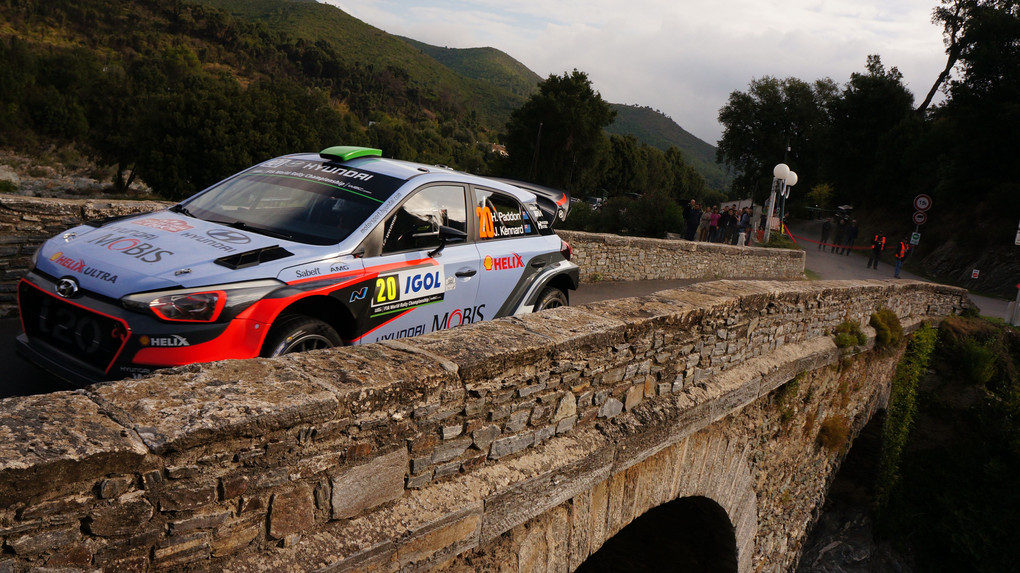 WRC Tour de Corse 2016 橋の上