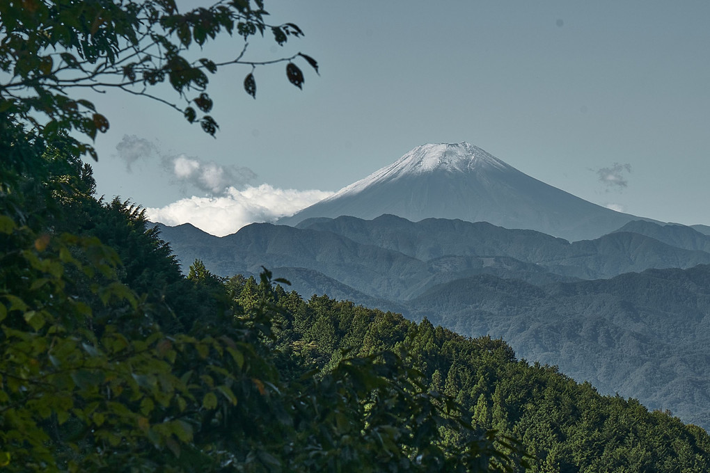 和田峠、山中湖からの富士