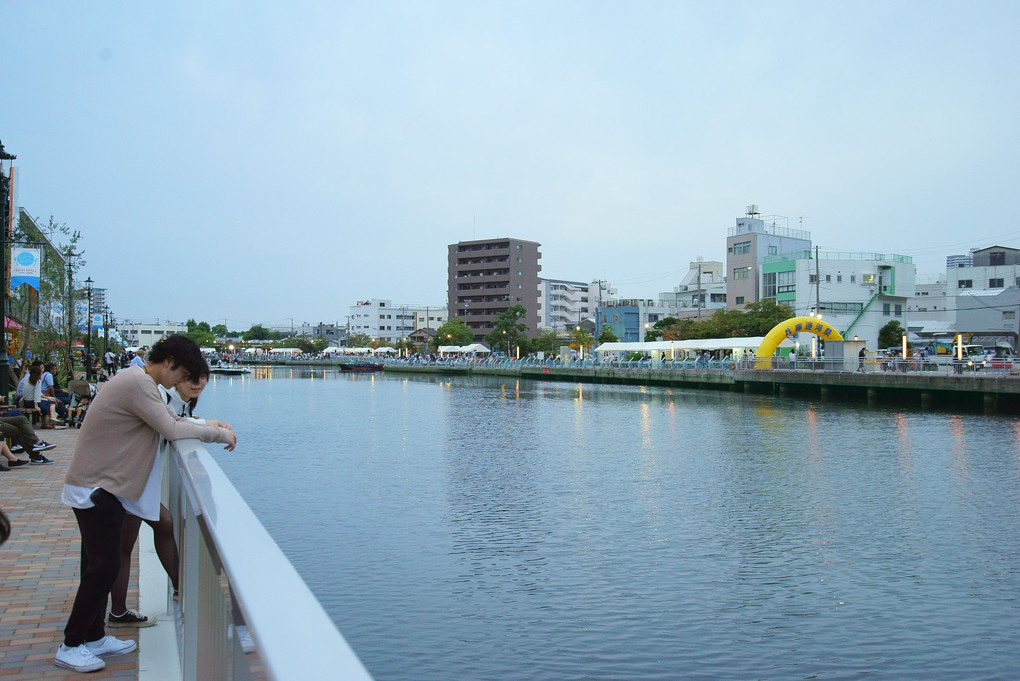 神戸市・新川運河キャナルプロムナード