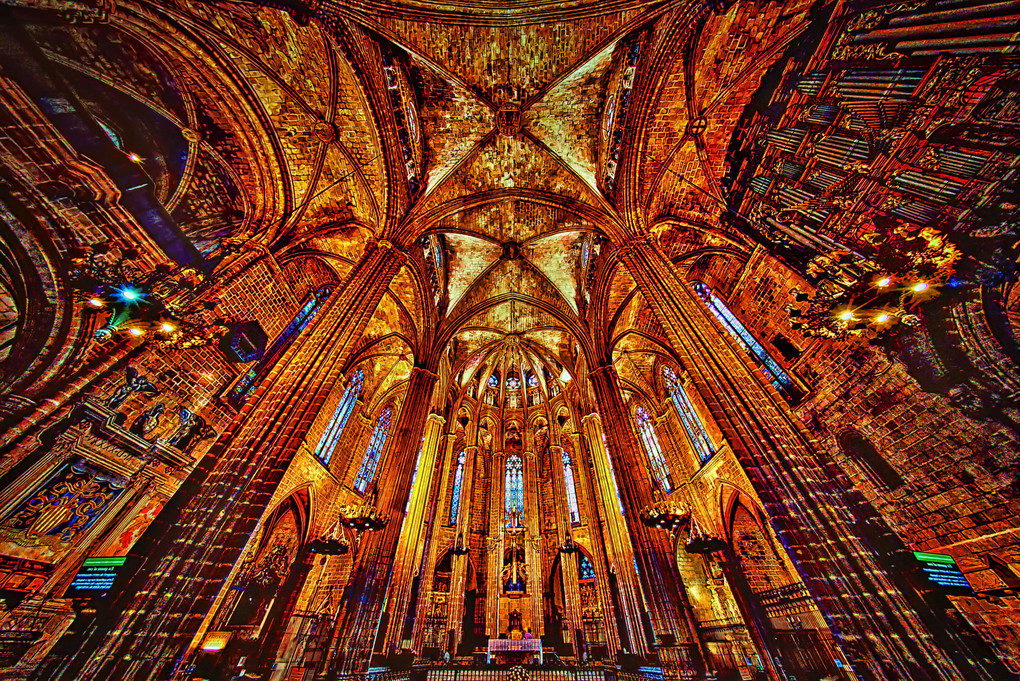 ゴシック大聖堂 バルセロナ