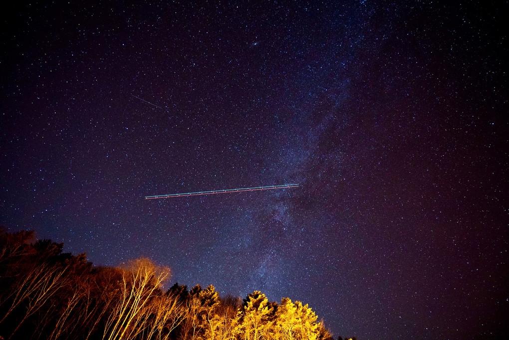 シューパロ湖の星空