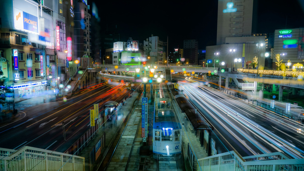 長崎駅をぴんとずらしで