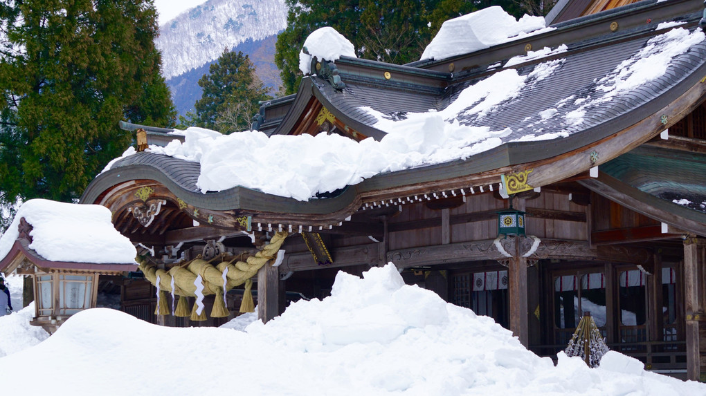 雪の白山比咩（しらやまひめ）神社