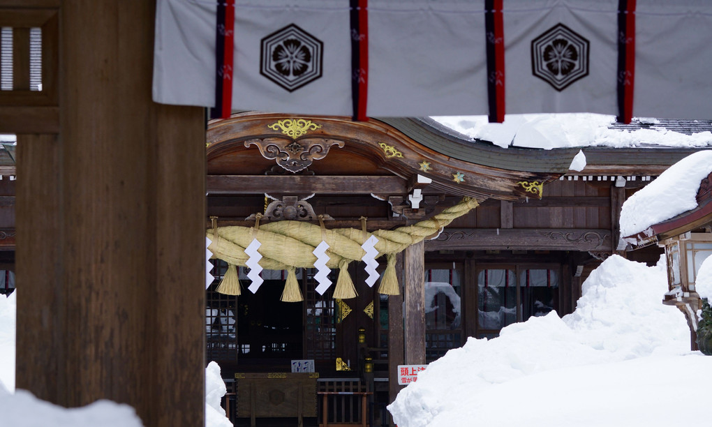 雪の白山比咩（しらやまひめ）神社