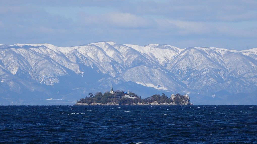 琵琶湖　冬景色