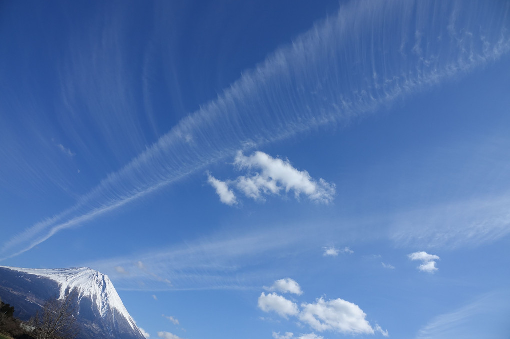 独立峰　名峰富士山