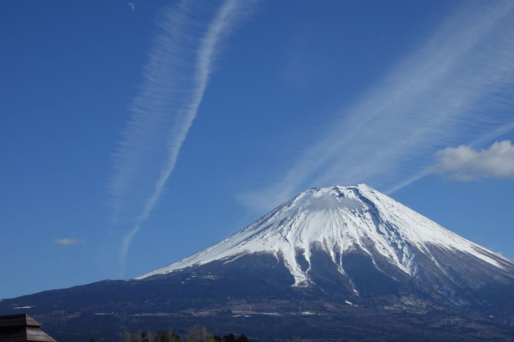 独立峰　名峰富士山