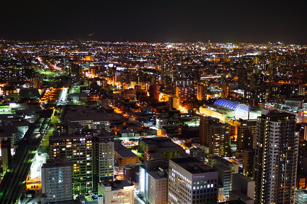 ～JRタワーで札幌の夜景を手持ちで印象的に撮る～@札幌