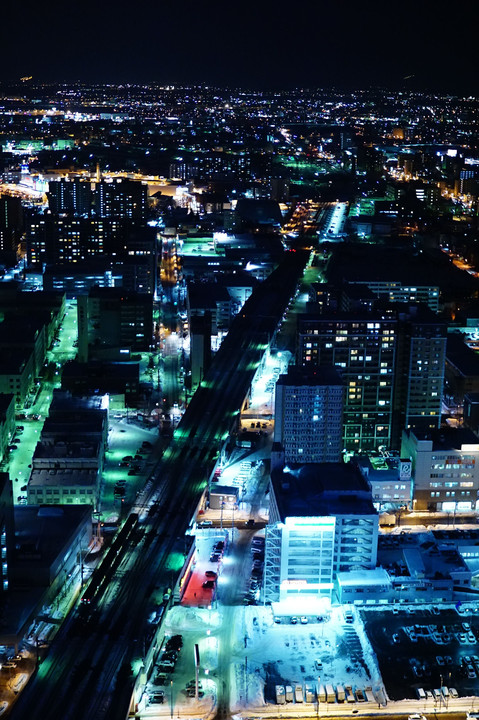 ～JRタワーで札幌の夜景を手持ちで印象的に撮る～@札幌
