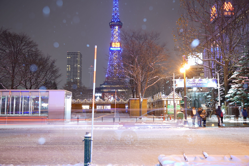 sparkling lights of Sapporo♪