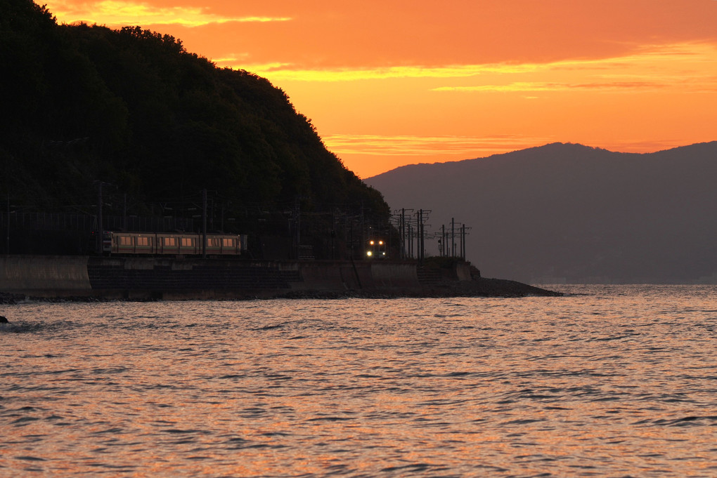 夕焼け電車