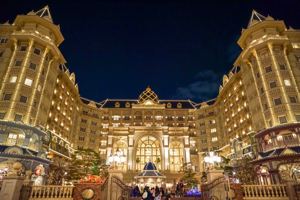 ディズニーランド　夜景編