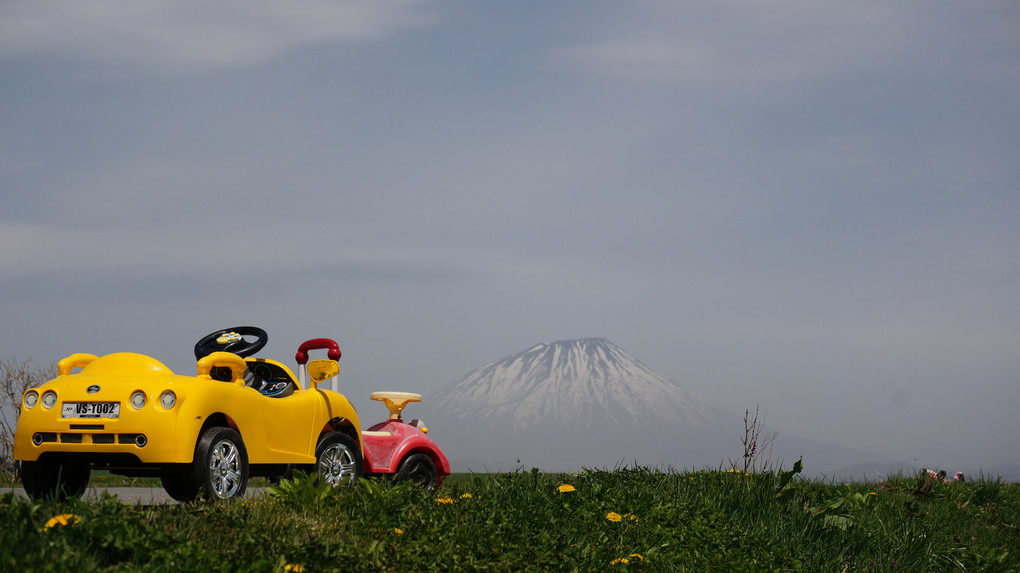 羊蹄山を目指して