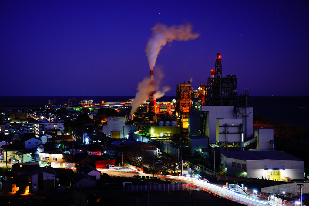 紀宝町の工場夜景