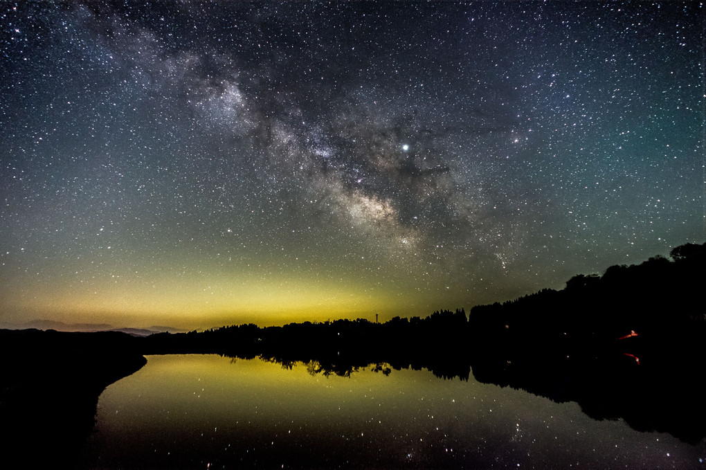 星峠の天の川