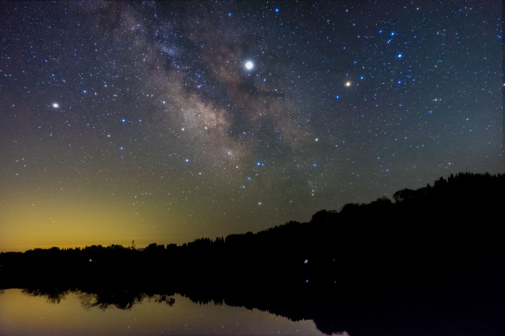 星峠の天の川