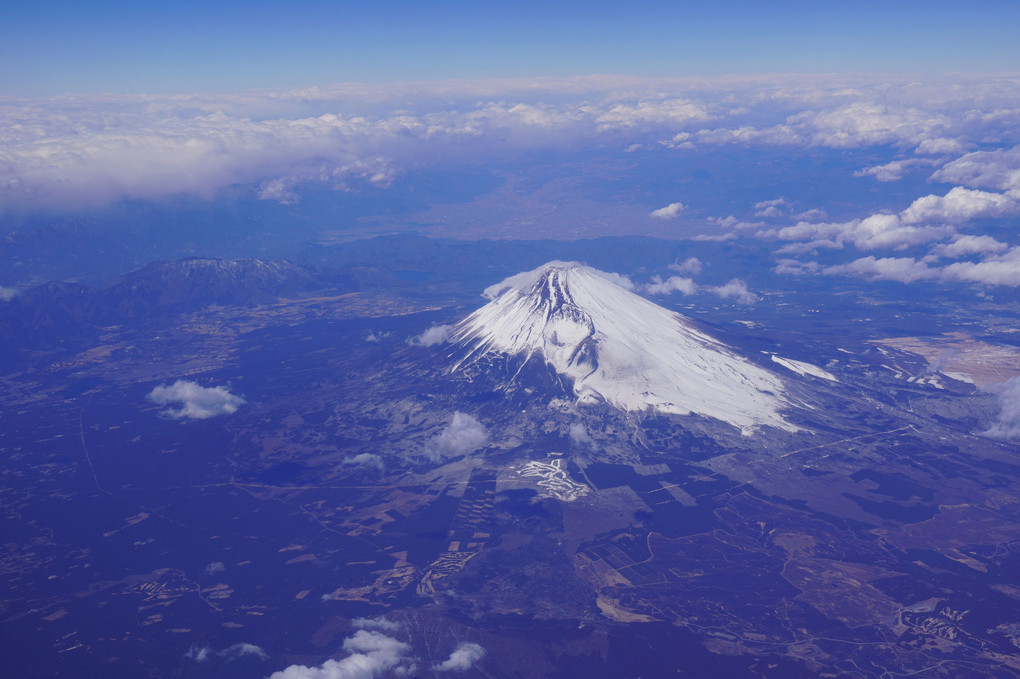 機窓より～富士山