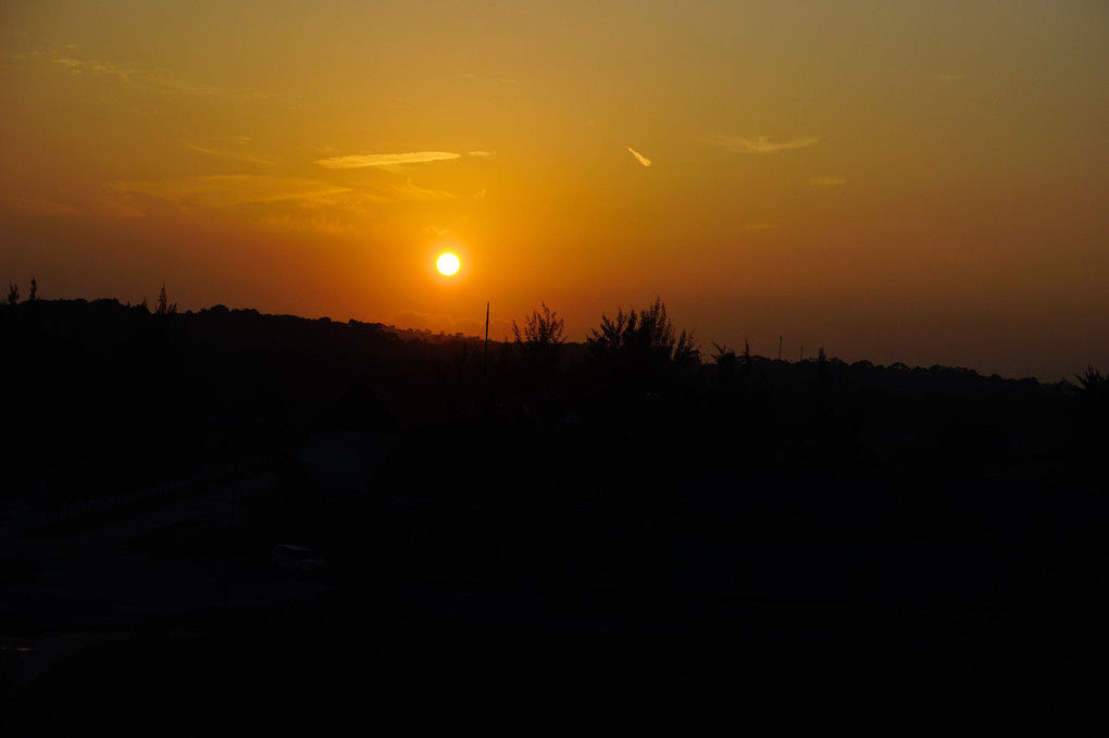 ビンタン島の夕陽