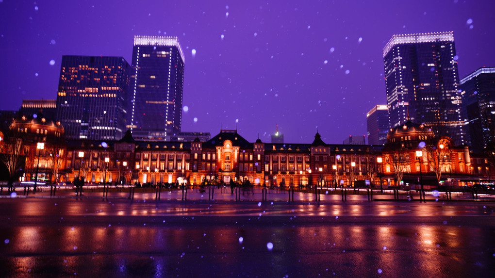 雪の東京駅スペシャル