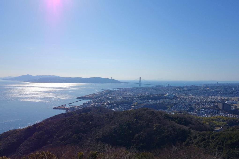 大好きな須磨からの淡路島の眺め
