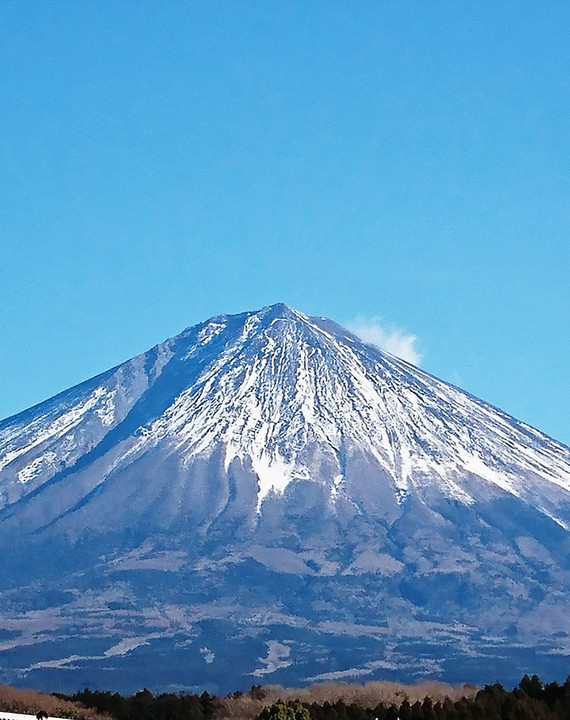 正月の富士山