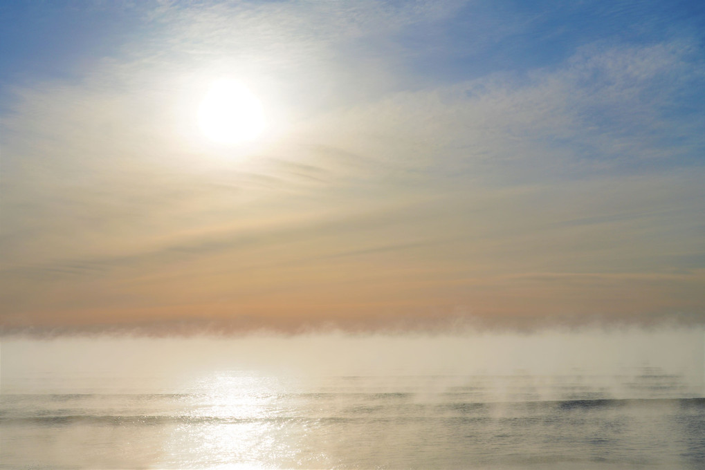 -22℃の海「けあらし」