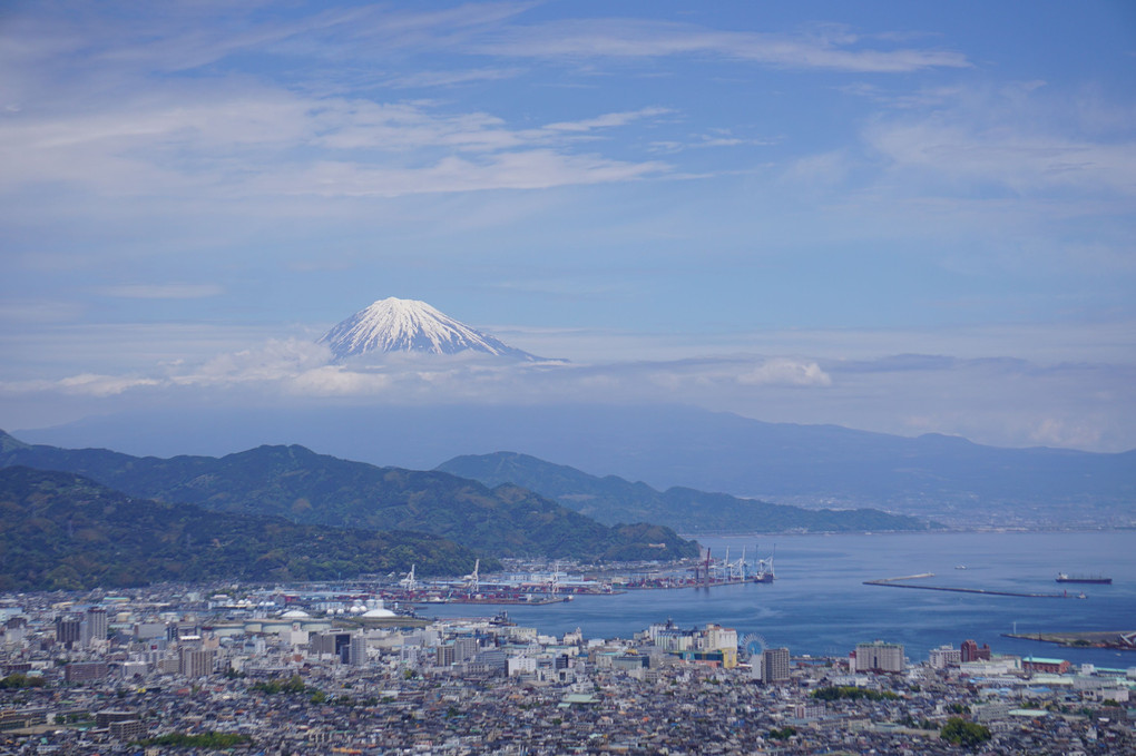 富士と清水港