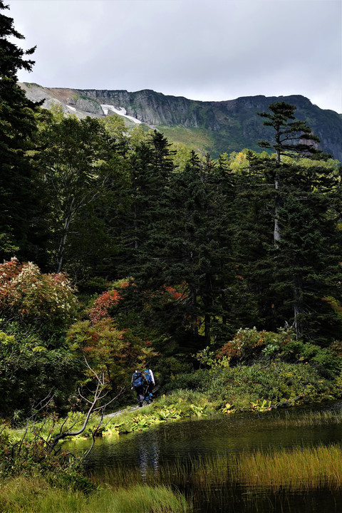 紅葉の沼巡り