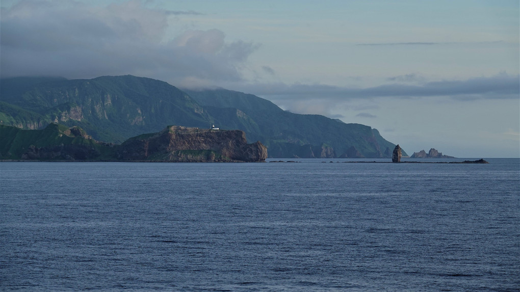 洋上からの神威岬