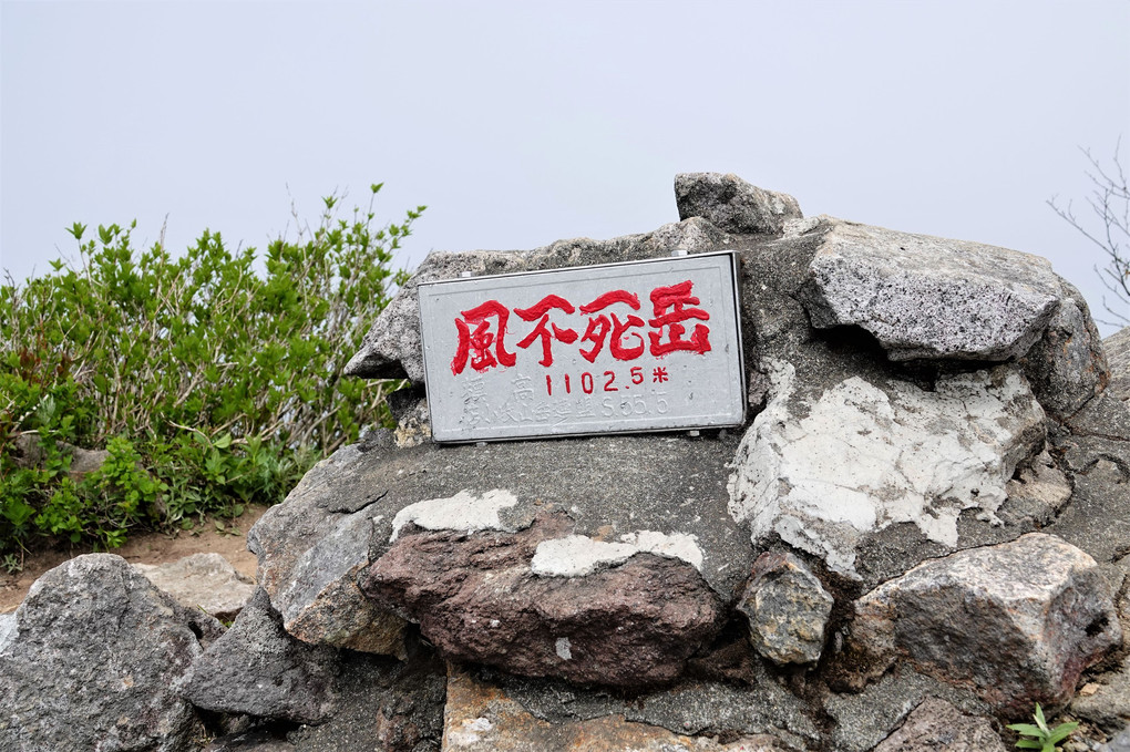 風不死岳(ふっぷしだけ)登頂　支笏湖南側の山