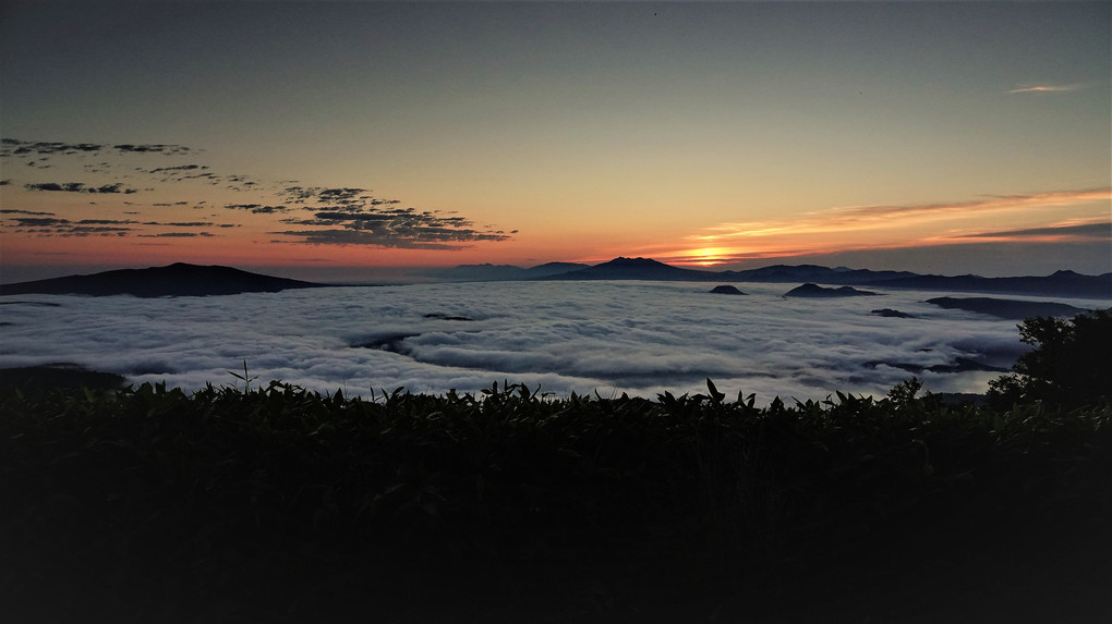 納まりきらない雲海