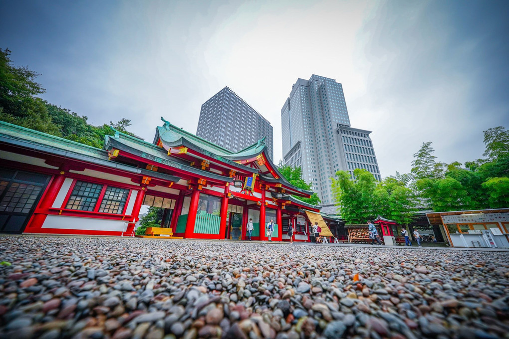 赤坂の神社 スナップ撮影