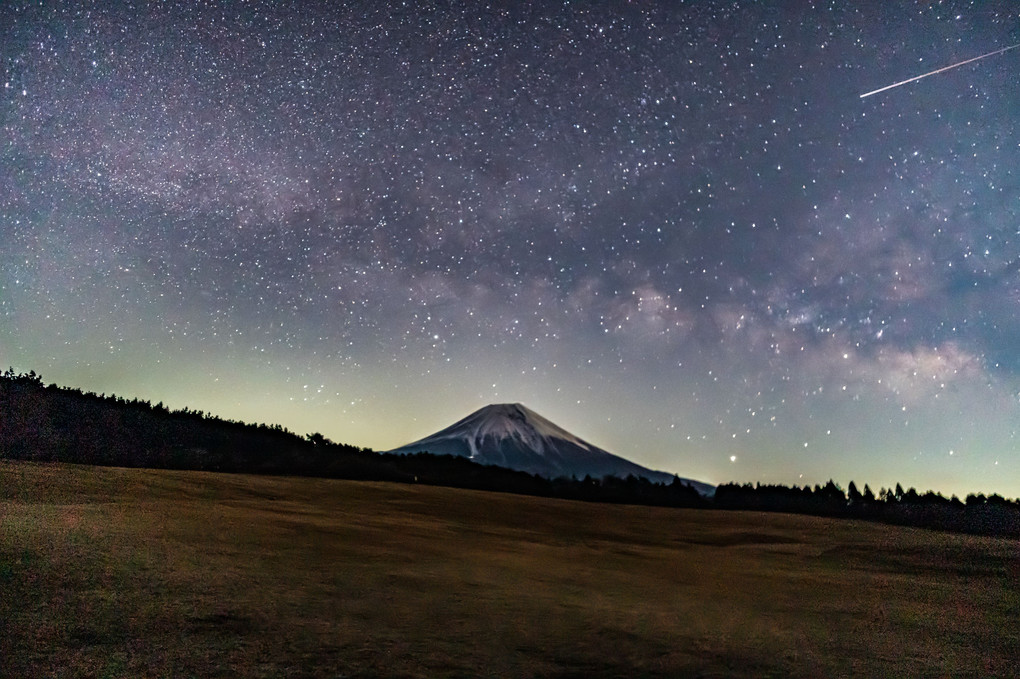 Mt. Fuji×Milky Way× shooting star