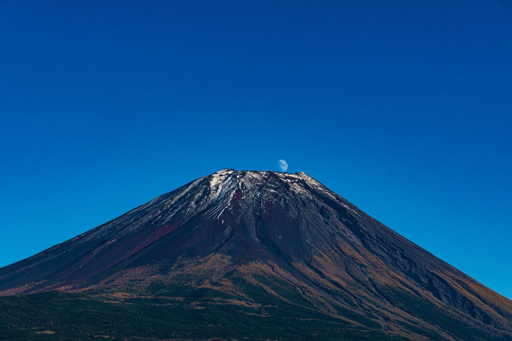 久しぶりの昼間の昇るパール富士