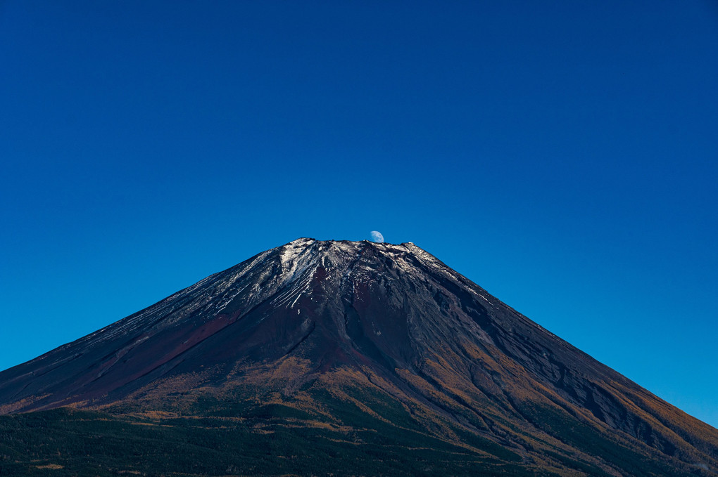 久しぶりの昼間の昇るパール富士