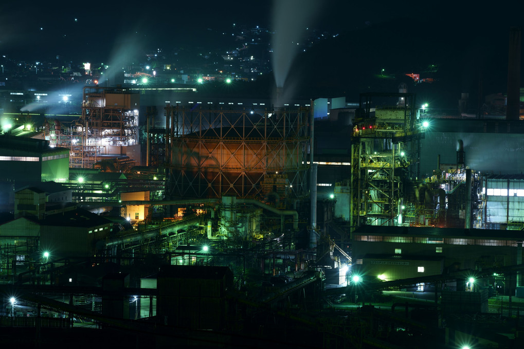 室蘭　工場夜景