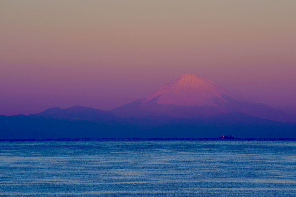 夜明けの富士山🗻