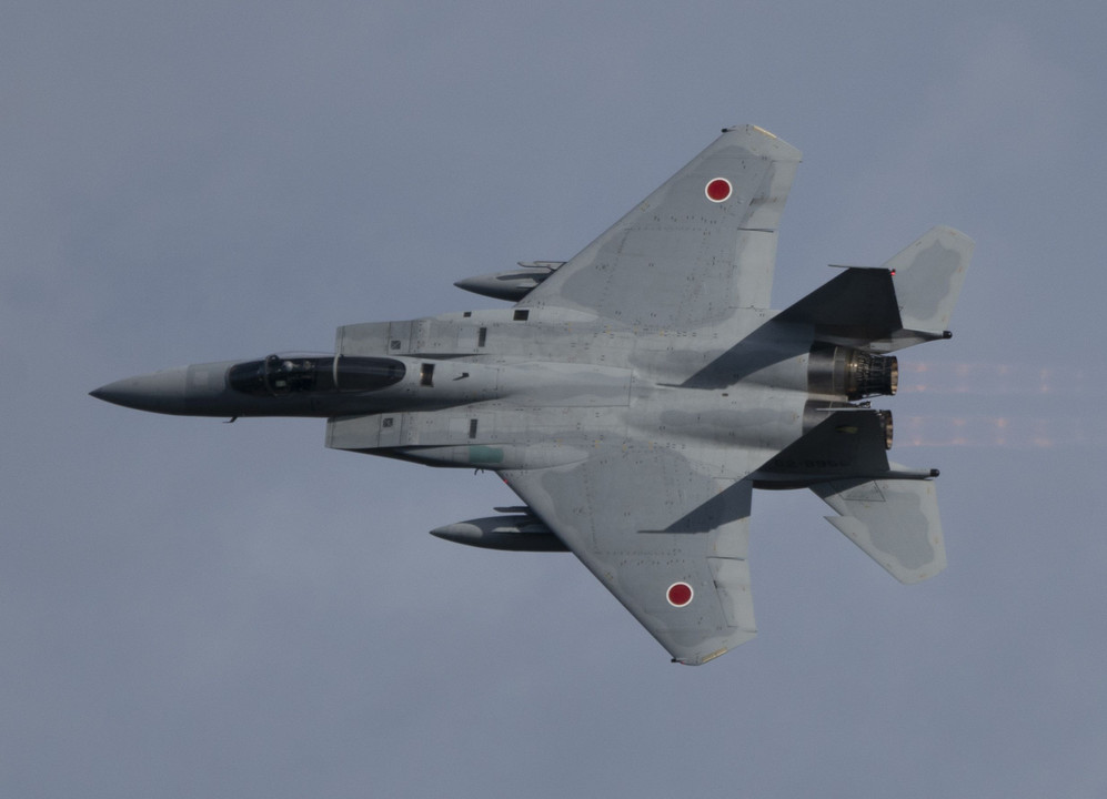 百里基地航空祭より (F-15機動飛行)
