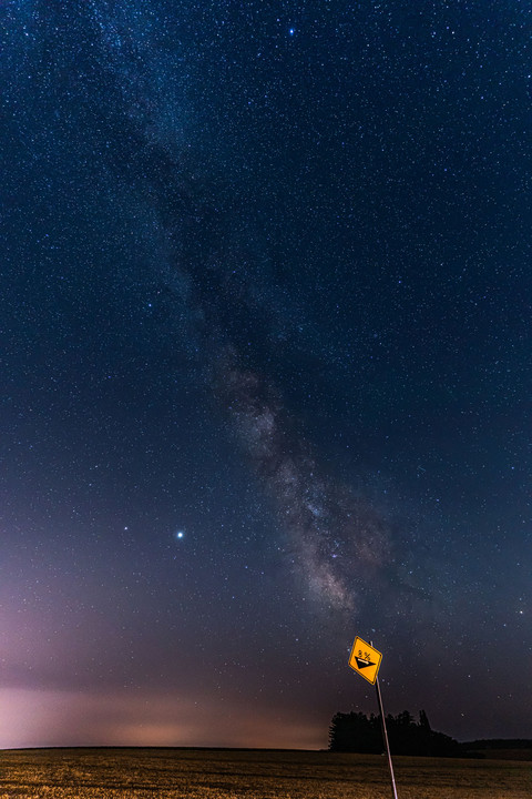 夜空を流れる天の川