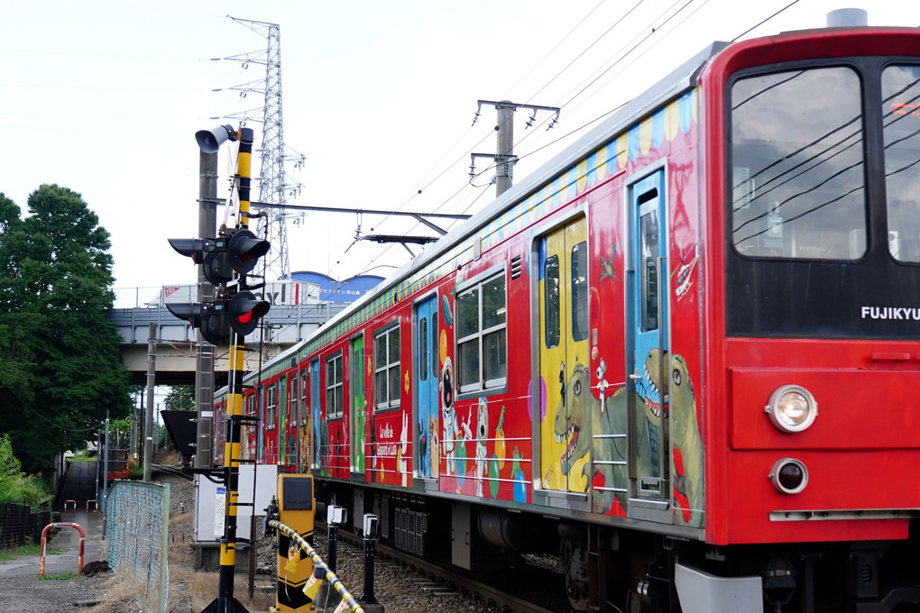 富士急行線のラッピング電車！