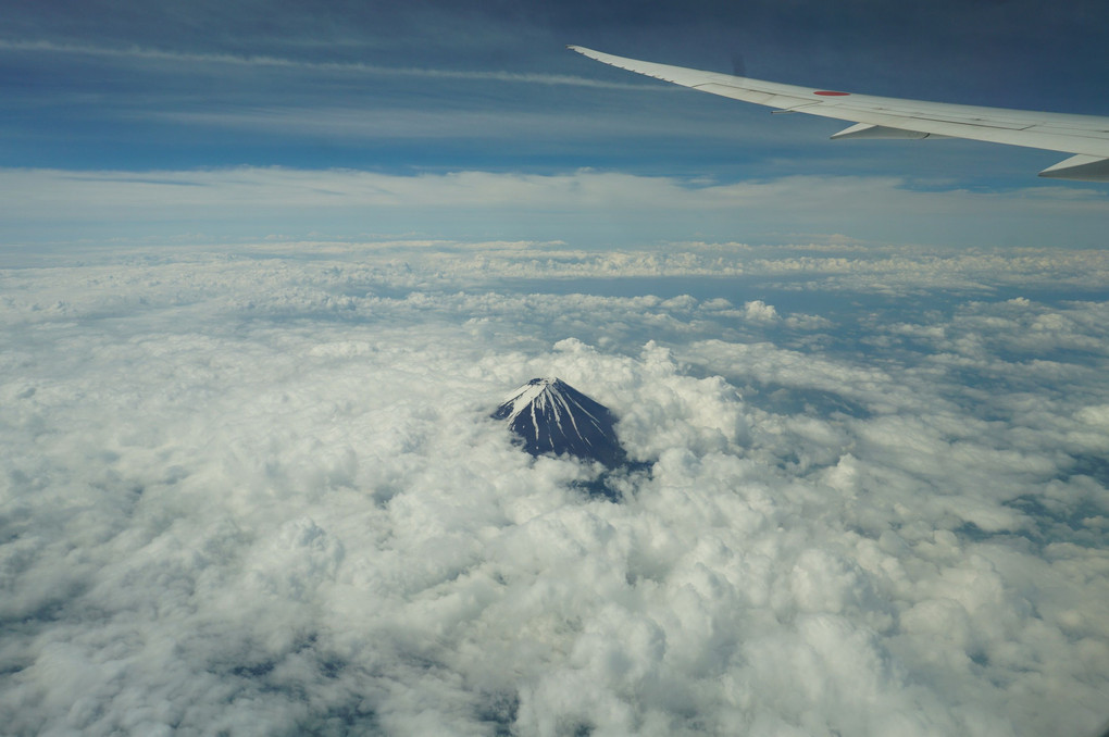 上空より富士山