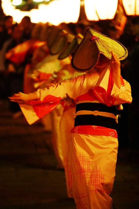 おわら風の盆、諏訪町の前夜祭