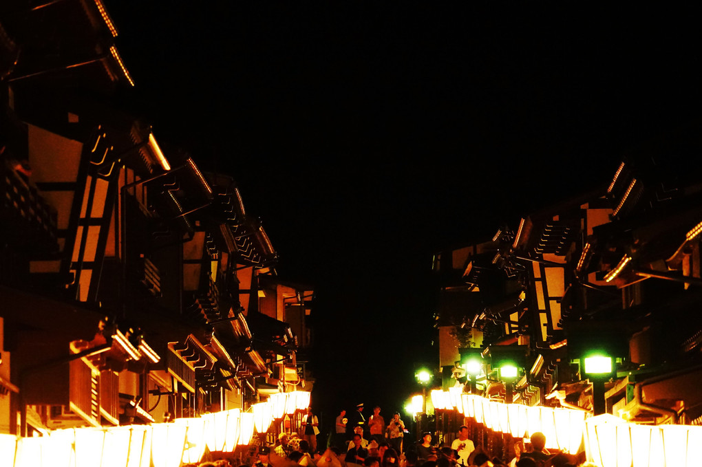 おわら風の盆、諏訪町の前夜祭
