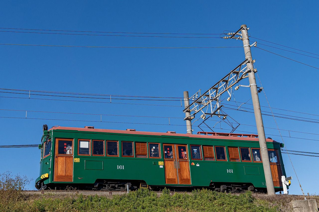 阪堺電車　モ161　現役最古の電車です