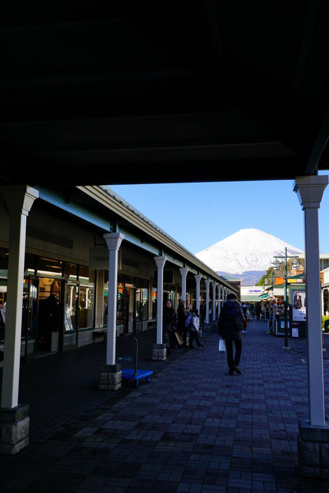 休日の富士山
