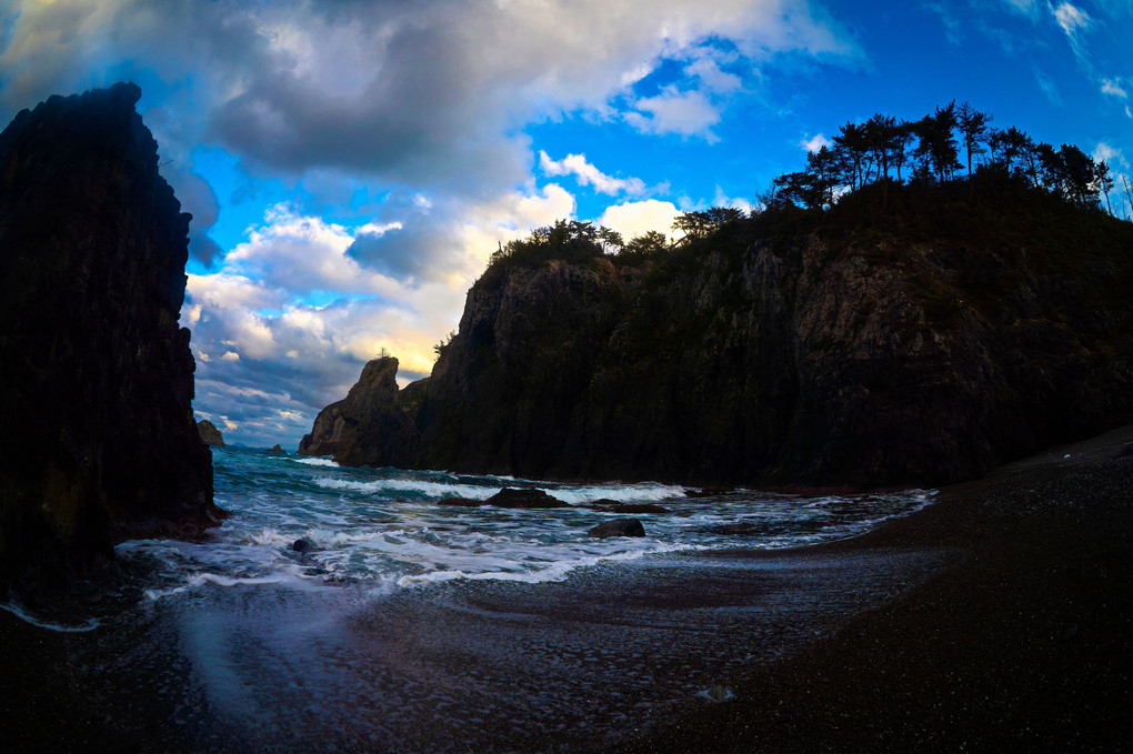 青海島　水景