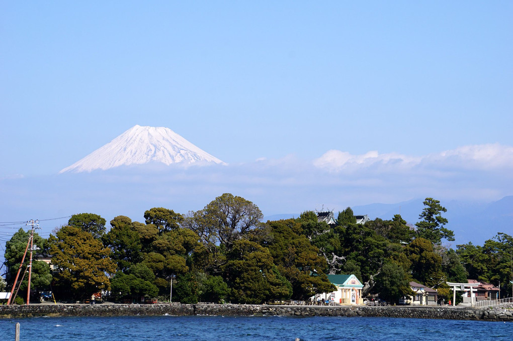 富士山と大瀬神社