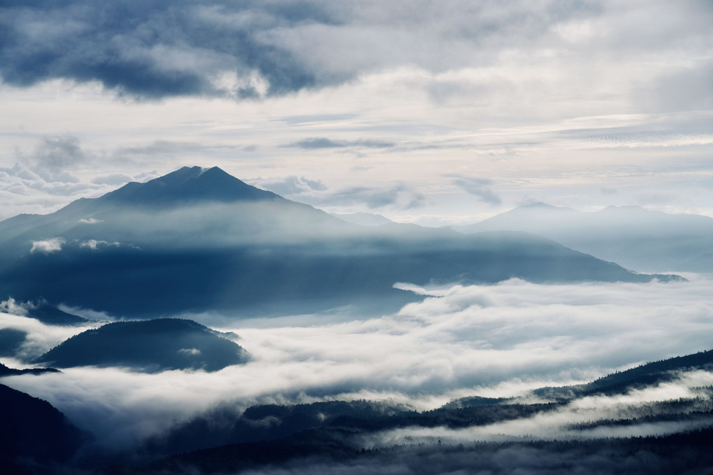 雲海の大雪山国立公園