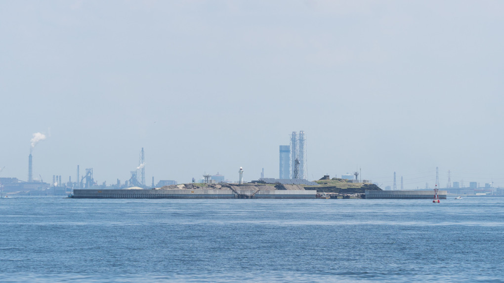 長浦港と第二海堡（2018年6月2日（土））
