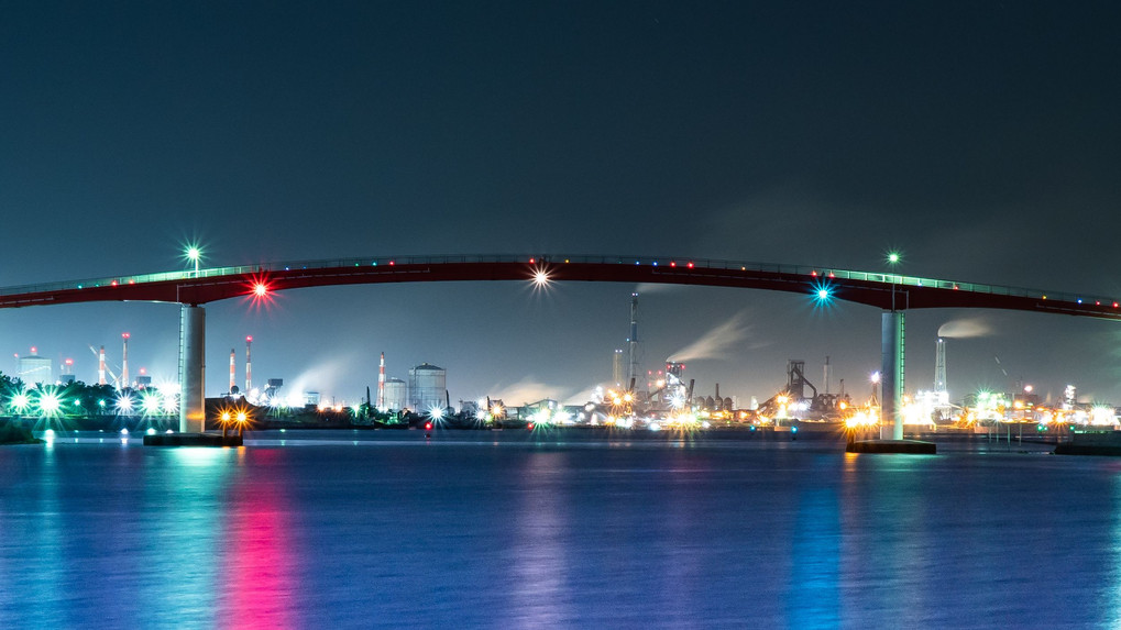 中の島大橋　夜景
